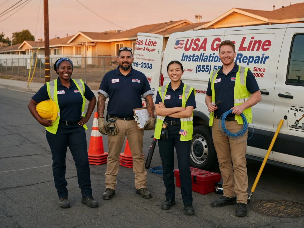 Gas Line Installation company in Manila, UT